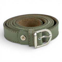 Curea dama, din piele naturala Olive Tanna