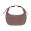 Geanta din piele naturala Roz royal Suede Moon Medium