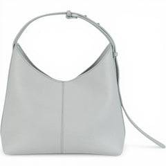 Geanta din piele naturala Alb murdar/ grey Thianna