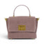Geanta din piele naturala Royal pink Suede MINI POLINE