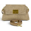 Geanta din piele naturala suede BLUG Cappuccino Bella