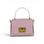 Geanta din piele naturala Powderpink Croco MICRO POLINE