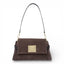 Geanta din piele naturala Espresso suede Bella