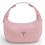 Geanta din piele naturala Roz pudrat Moon Medium