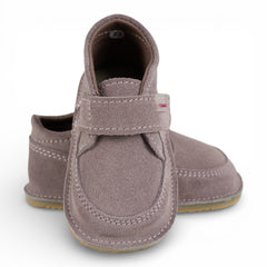 Ghete barefooot din piele naturala Roz pudrat Suede