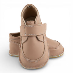 Ghete barefooot din piele naturala Roz prafuit royal