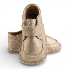 Ghete barefooot din piele naturala Auriu