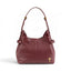 Geanta din piele Bizonata Bordeaux Medium Boucle