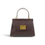 Geanta din piele naturala Bordeaux Maxi Grace
