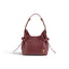 Geanta din piele bizonata Bordeaux Micro Boucle