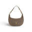 Geanta din piele naturala Suede Cappuccino rose Mini Moon