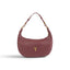 Geanta din piele naturala Bordeaux Mini Moon