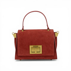 Geanta din piele naturala Blood Suede MICRO POLINE