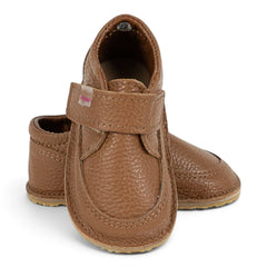 Ghete barefooot din piele naturala Caramel
