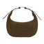 Geanta din piele naturala Suede Caramel Moon Medium