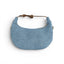 Geanta din piele naturala SKY Blug suede Mini Moon