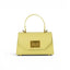 Geanta din piele naturala Saffiano Butter Yellow Mini Grace