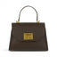 Geanta din piele naturala Parmellato Chocolate Maxi Grace