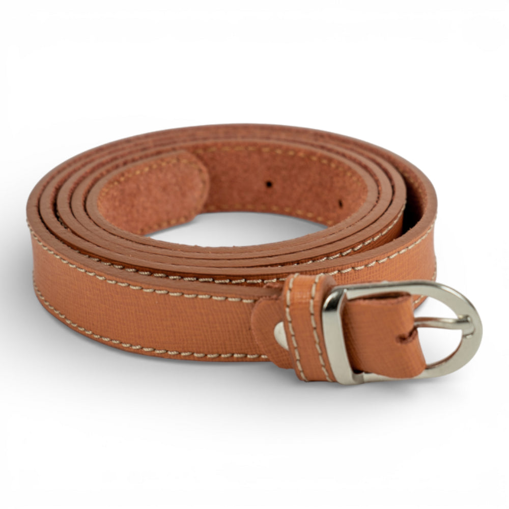 Curea dama,  din piele naturala Orange Tanna Imagine principală a produsului