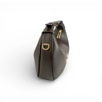 Geanta din piele naturala Chocolate Mini Moon