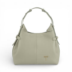 Geanta  din piele Parmellato Cloud Dancer(alb murdar)  Medium Boucle