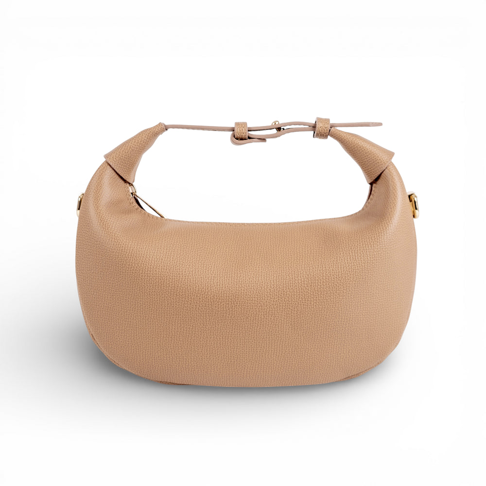 Geanta din piele naturala Cappuccino Mini Moon