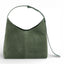 Geanta din piele naturala Verde Birch suede Thianna