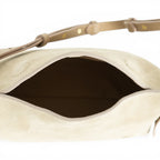 Geanta din piele naturala Cappucino suede  London