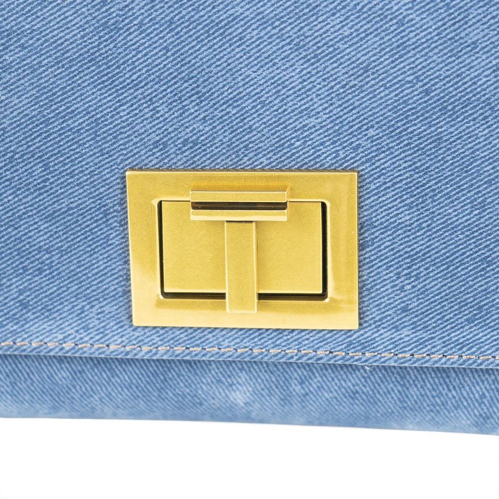 Geanta din piele naturala Suede BLUG Ming MINI POLINE editie limitata