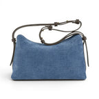 Geanta din piele naturala SUEDE BLUG  suede  London -Editie SPECIALA