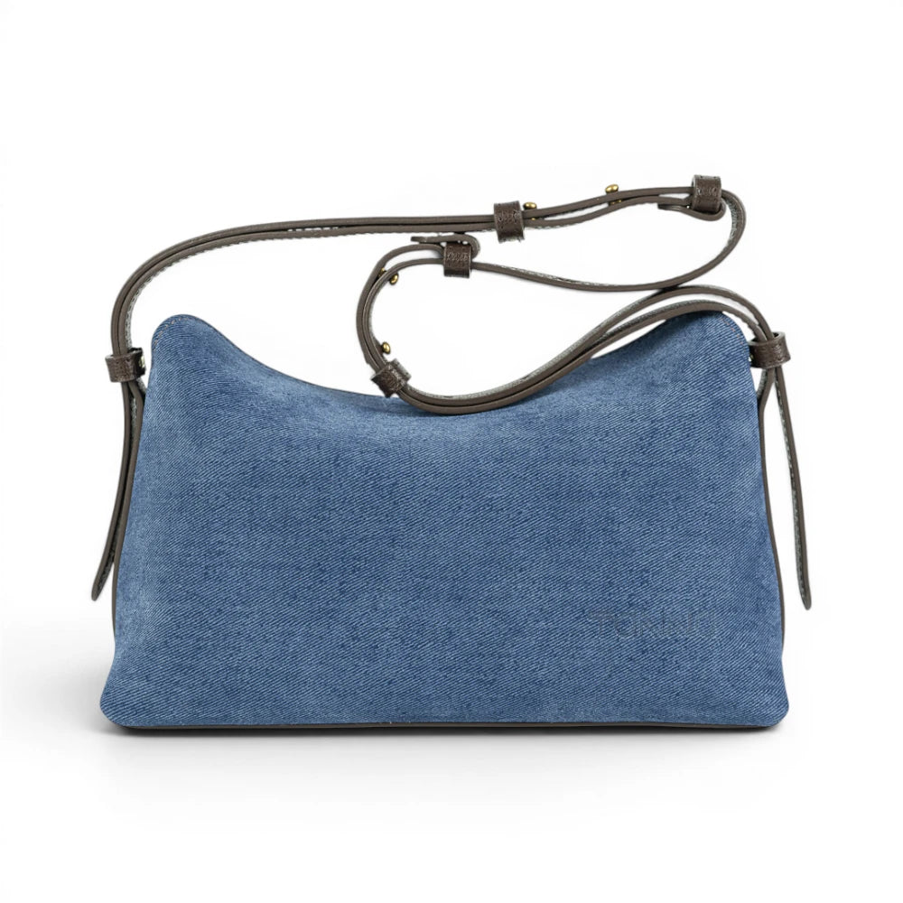 Geanta din piele naturala SUEDE BLUG  suede  London -Editie SPECIALA