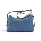 Geanta din piele naturala SUEDE BLUG  suede  London -Editie SPECIALA