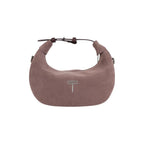 Geanta  din piele naturala Roz royal suede Mini Moon