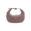Geanta  din piele naturala Roz royal suede Mini Moon