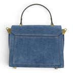 Geanta din piele naturala Suede BLUG Ming MINI POLINE editie limitata