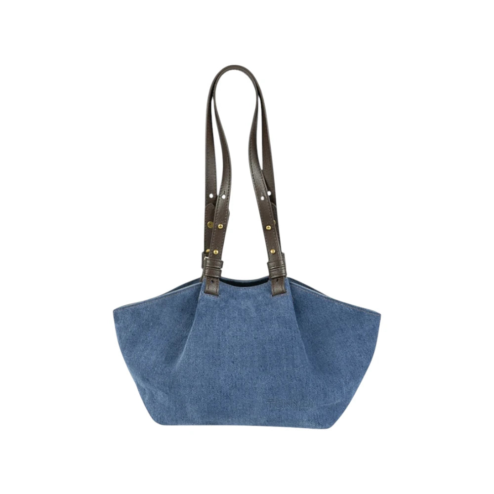 Geanta din piele naturala Suede Blug Santorini ESTELLE Mini Imagine principală a produsului