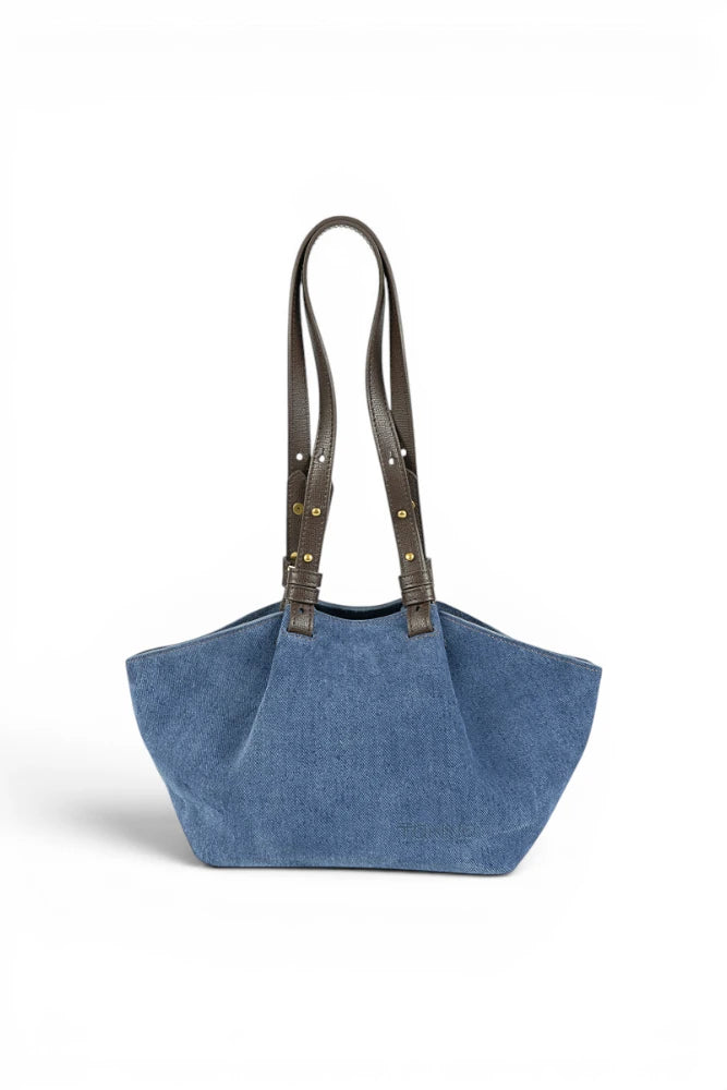 Geanta din piele naturala Suede BLUG Ming  ESTELLE Mini -Editie speciala Imagine secundară a produsului