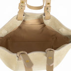 Geanta din piele naturala Suede Cappuccino ESTELLE Mini