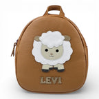 Rucsac gradinita pentru copii din piele naturală – personalizabil cu nume-OITA