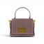 Geanta din piele naturala Royal pink Suede MICRO POLINE