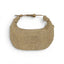 Geanta din piele naturala Blug Cappuccino suede Mini Moon