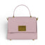 Geanta din piele naturala Powderpink croco MINI POLINE