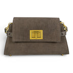Geanta din piele naturala suede BLUG Praline Bella