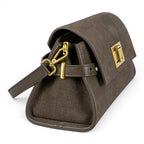 Geanta din piele naturala suede BLUG Praline Bella