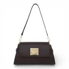 Geanta din piele naturala Chocolate Bella