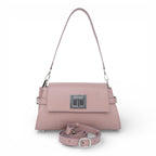 Geanta din piele naturala Roz Nude Bella