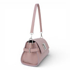 Geanta din piele naturala Roz Nude Bella