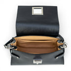 Geanta din piele naturala Negru Bella