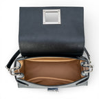 Geanta din piele naturala Espresso suede Bella