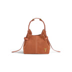 Geanta  din piele Suede Terracota Micro Boucle